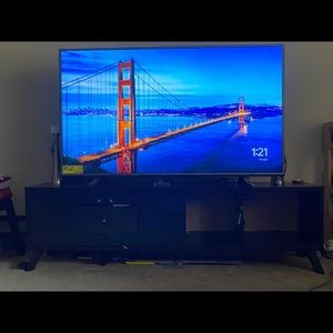 LG 65” 4K UHD Smart TV with TV stand